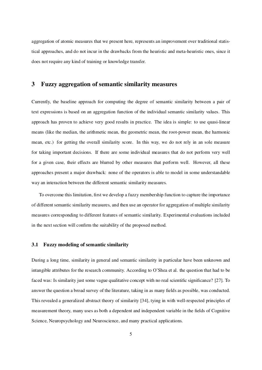 Page 5 of 27, Fuzzy Aggregation Semantic Similarity