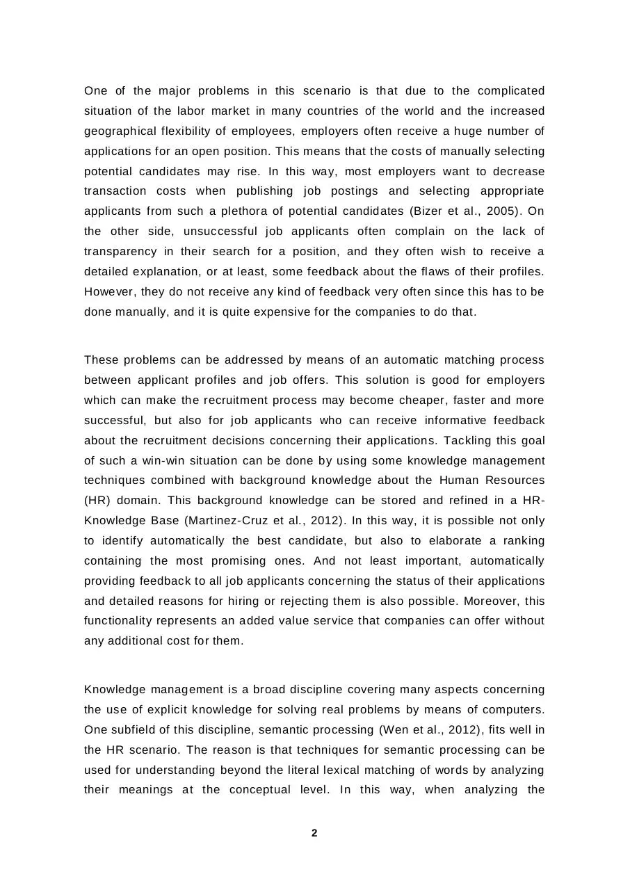 Page 2 of 21, Knowledge Management Recruitment