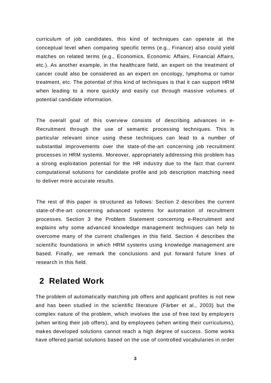 Page 3 of 21, Knowledge Management Recruitment