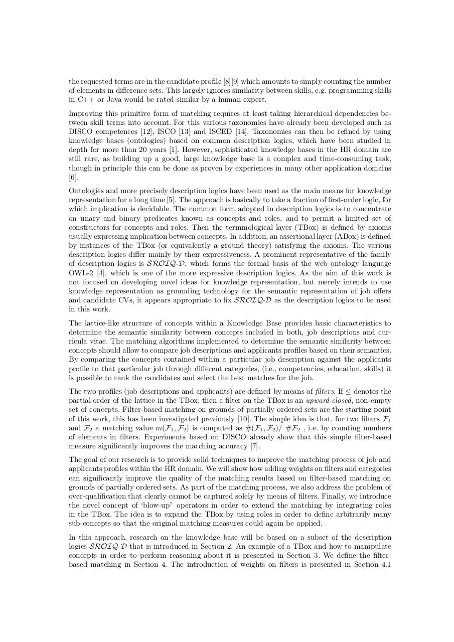 Page 2 of 13, Matching Human Resources