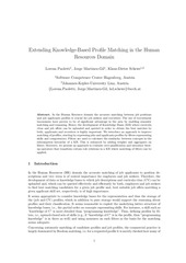 Page 1, Matching Human Resources