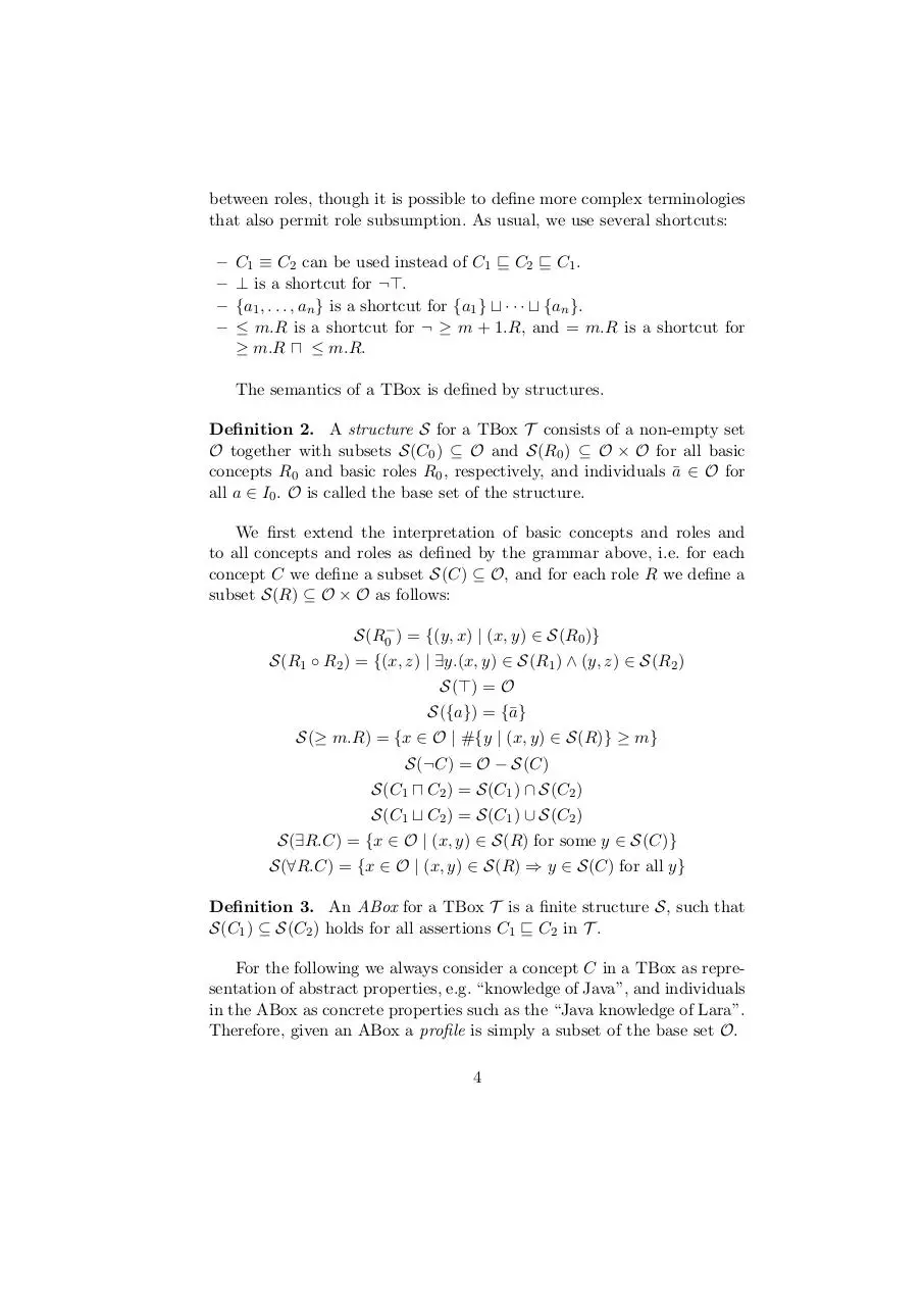 Page 4 of 14, Matching Knowledge Bases