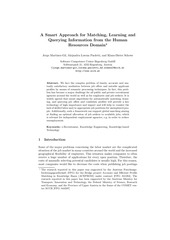 Page 1, Matching Learning Querying Human Resources