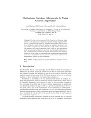 Page 1, Ontology Matching Genetic Algorithms