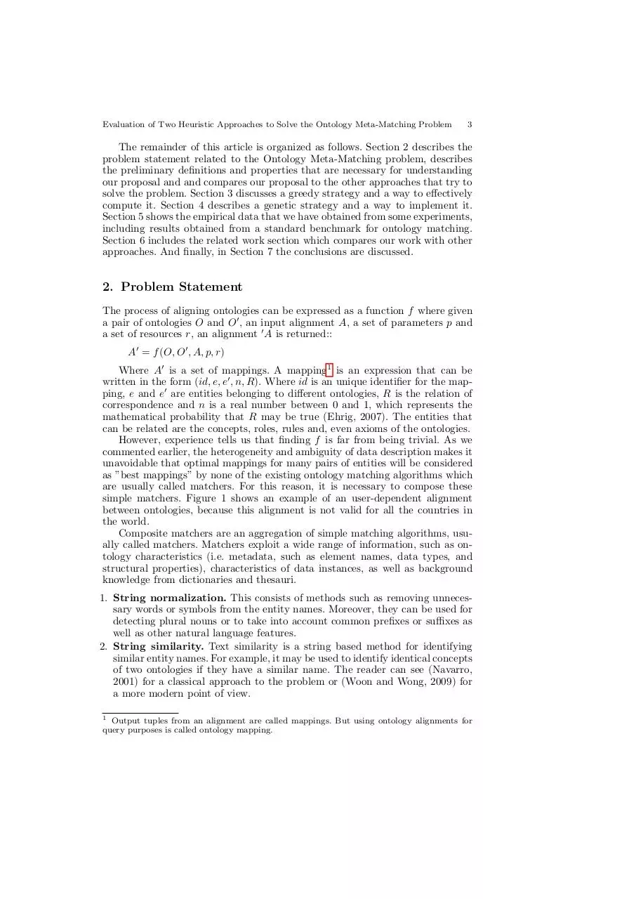 Page 3 of 24, Ontology Matching Heuristic