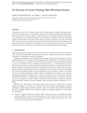 Page 1, Ontology Meta Matching Survey