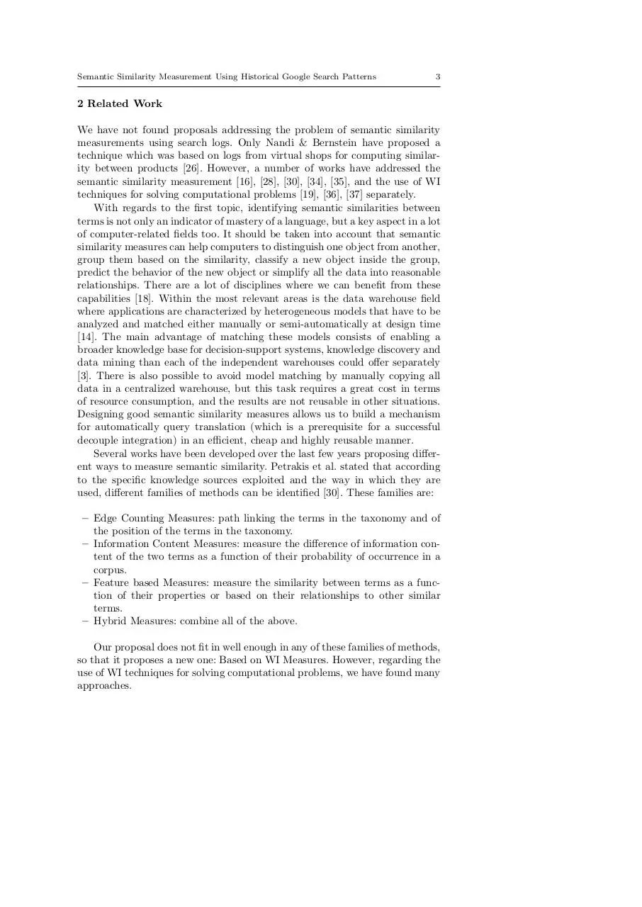Page 3 of 20, Semantic Similarity Using Google