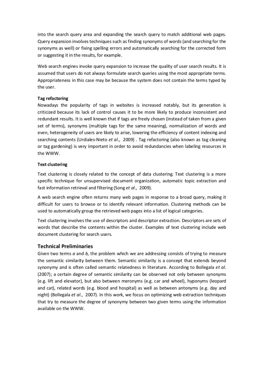 Page 4 of 16, Semantic Similarity Using Search Engines