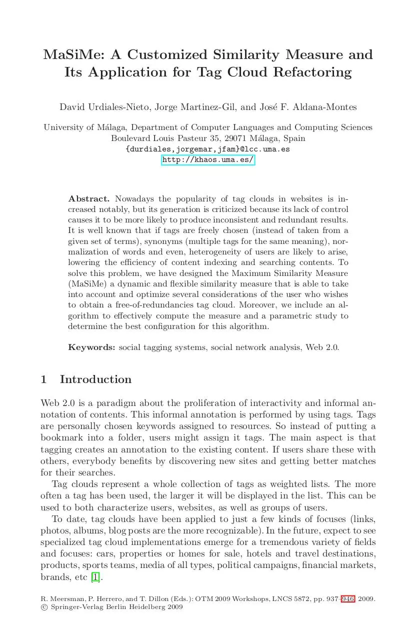 Page 1 of 10, Tag Cloud Refactoring