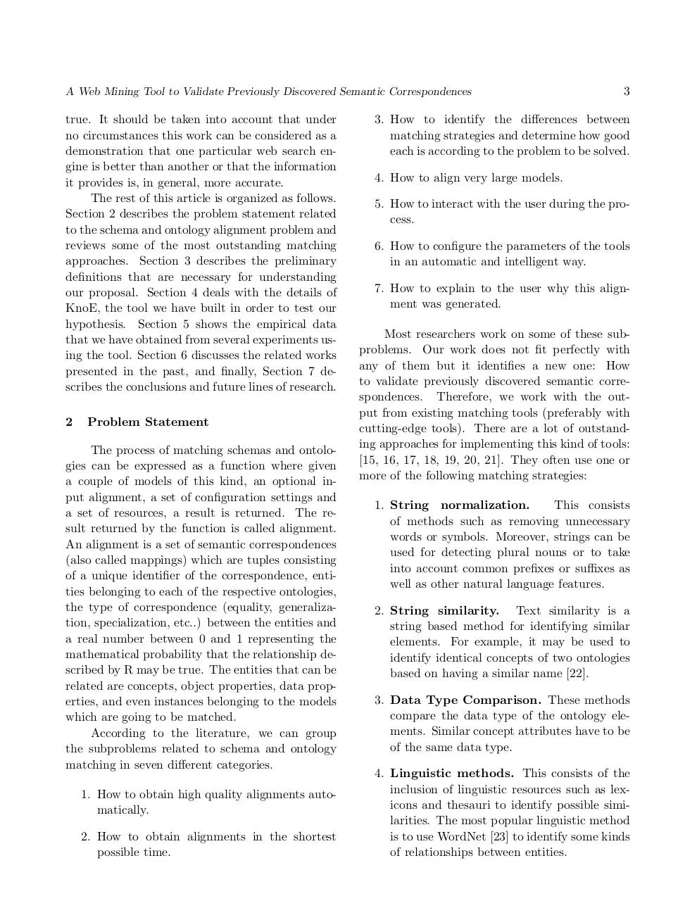 Page 3 of 17, Validation Semantic Correspondences
