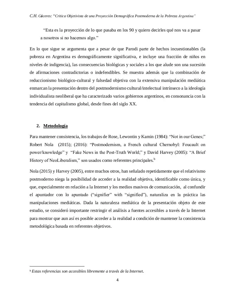 Page 4 of 17, Critica Objetivista de una Proyección Postmoderna