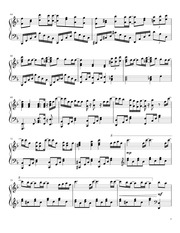 Page 5, ETERNALb Piano Sheet