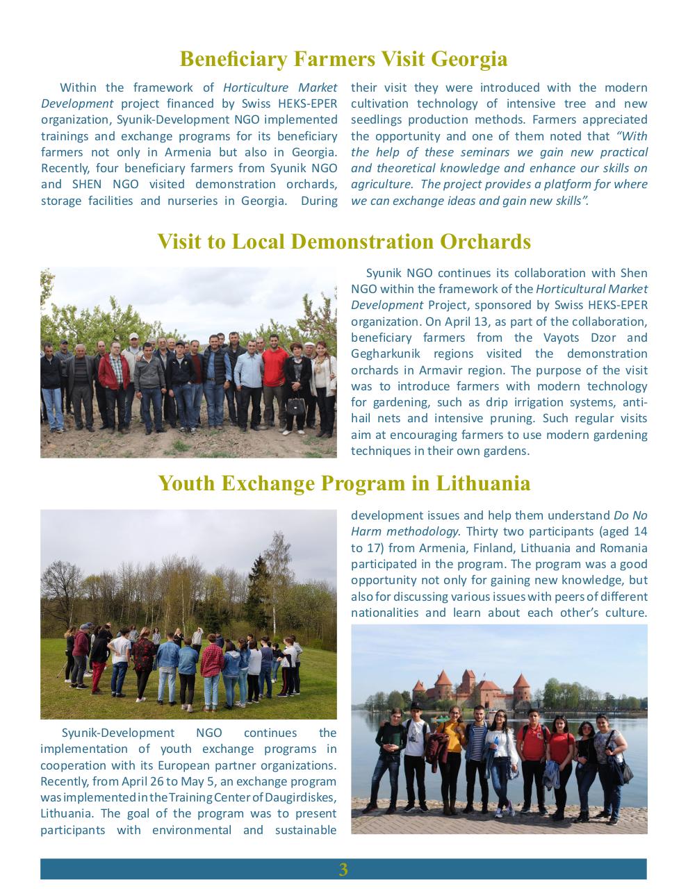 Document preview Syunik NGO Newsletter Issue 31.pdf - page 3/4