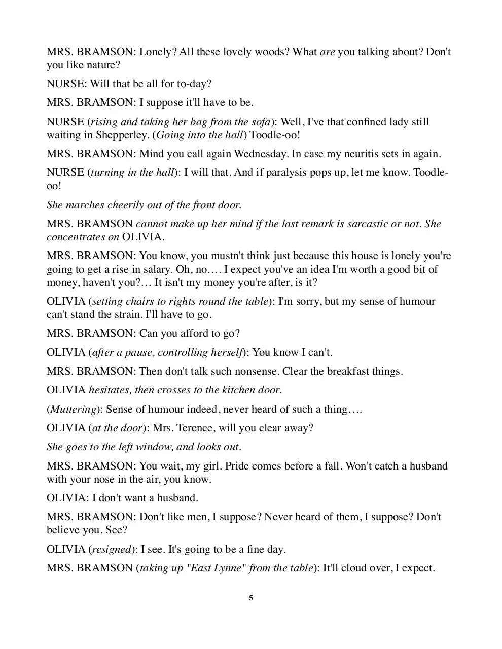 Page 5 of 84, EMLYN WILLIAMS NIGHT MUST FALL