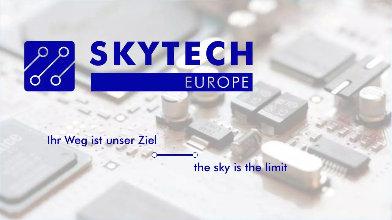 Page 1 of 16, SKYTECH EUROPE GmbH COMPANY PRESENTATION GERMAN
