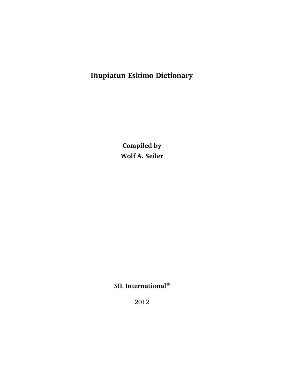 Page 2 of 495, eskimo