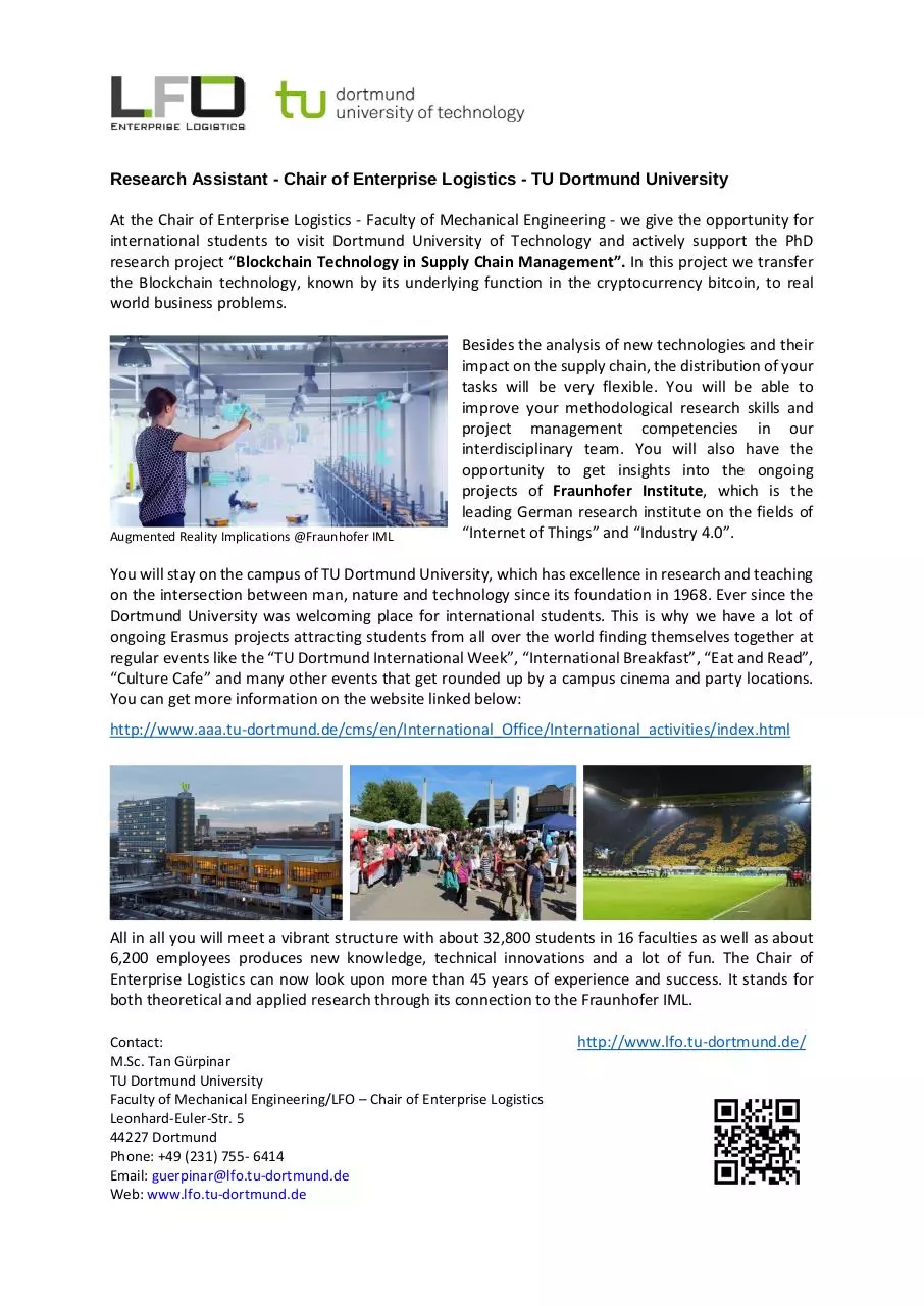 Page 1 of 1, Research Assistant