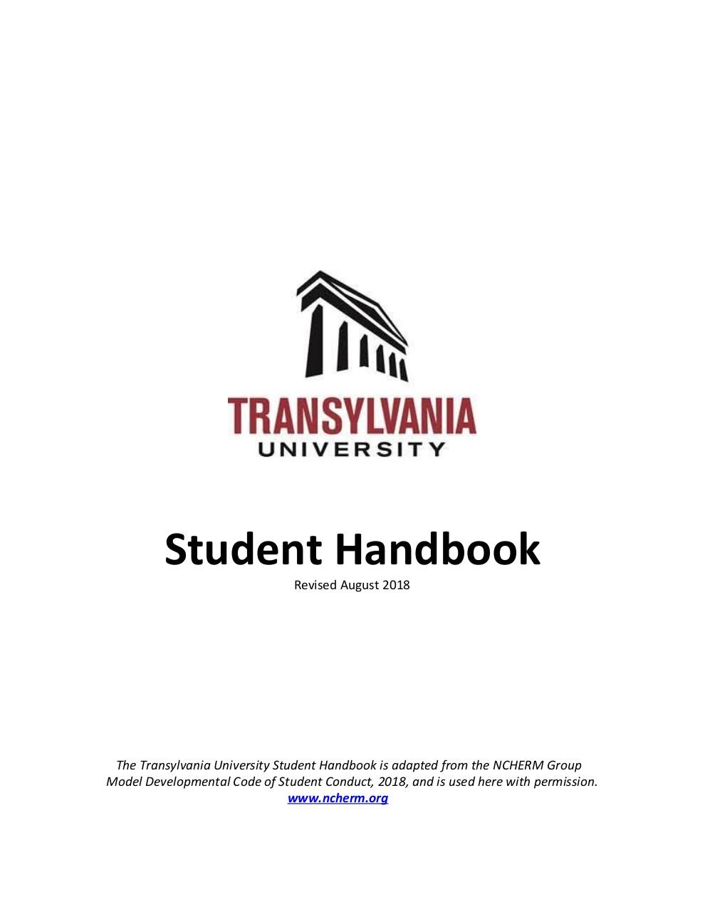 Transy-Student-handbook-2018.pdf - page 1/80