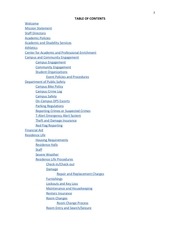 Page 2, Transy Student handbook 2018