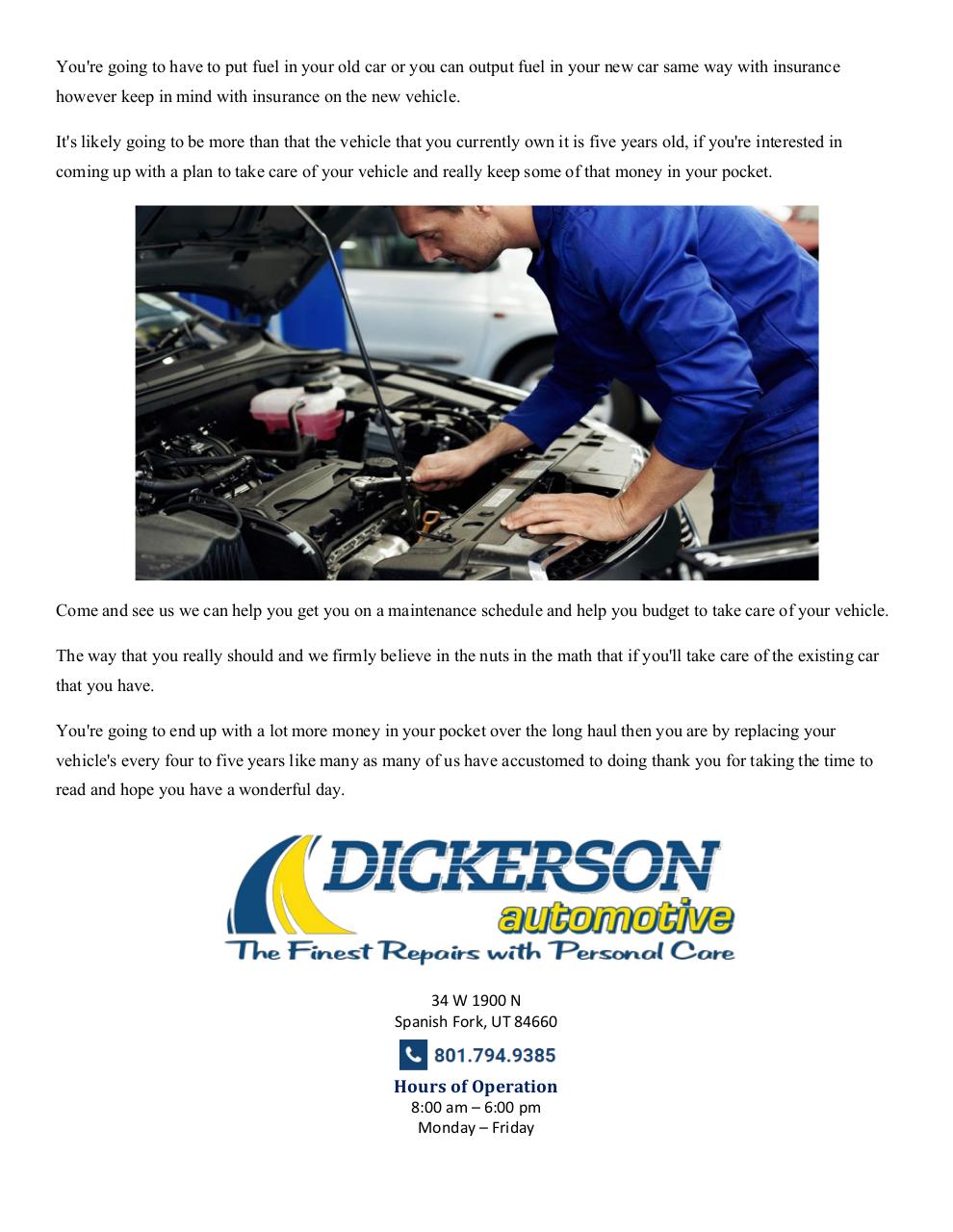 Document preview Dickerson Auto.pdf - page 5/5