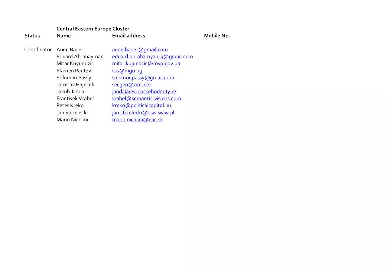 Document preview - Central-Eastern Cluster.pdf - Page 1/1