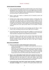 Page 2, Why is it so difficult to address the Russia issue in Spain