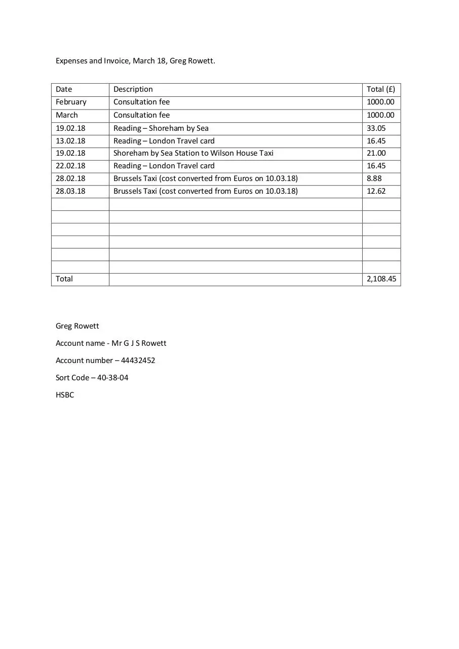 Document preview - Invoice and expences GR febmarch 18.pdf - Page 1/1