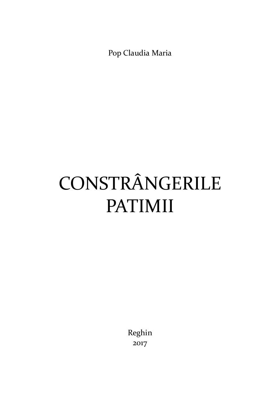 Pop Caludia Maria - ConstrÃ¢ngerile patimii (1).pdf - page 1/56