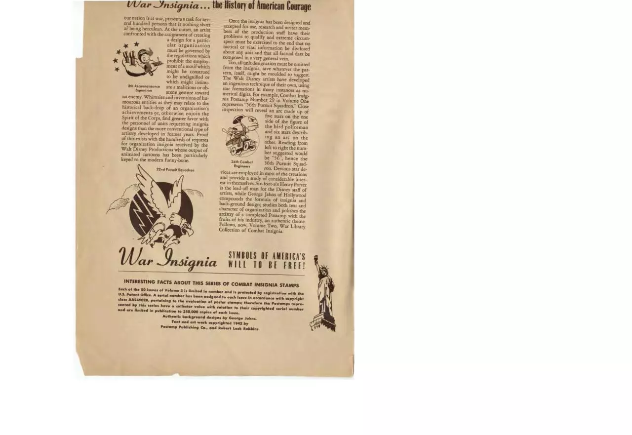 Page 4 of 22, 1942 war insignia stamp album cleveland press 02