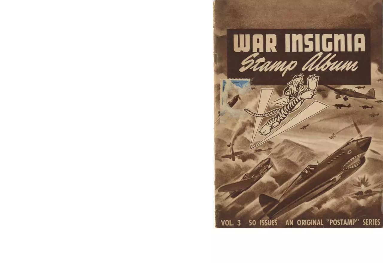 Page 1 of 20, 1942 war insignia stamp album cleveland press 03