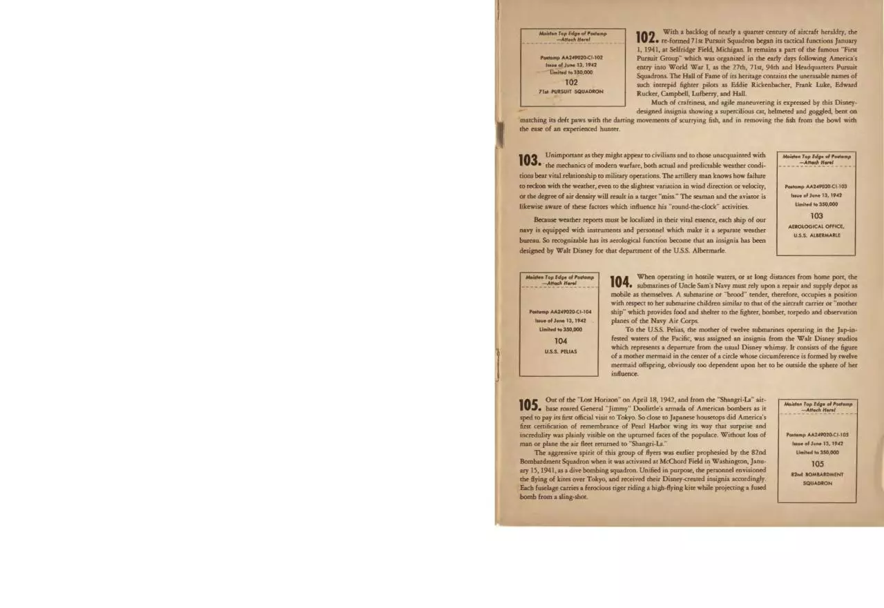 Page 5 of 20, 1942 war insignia stamp album cleveland press 03