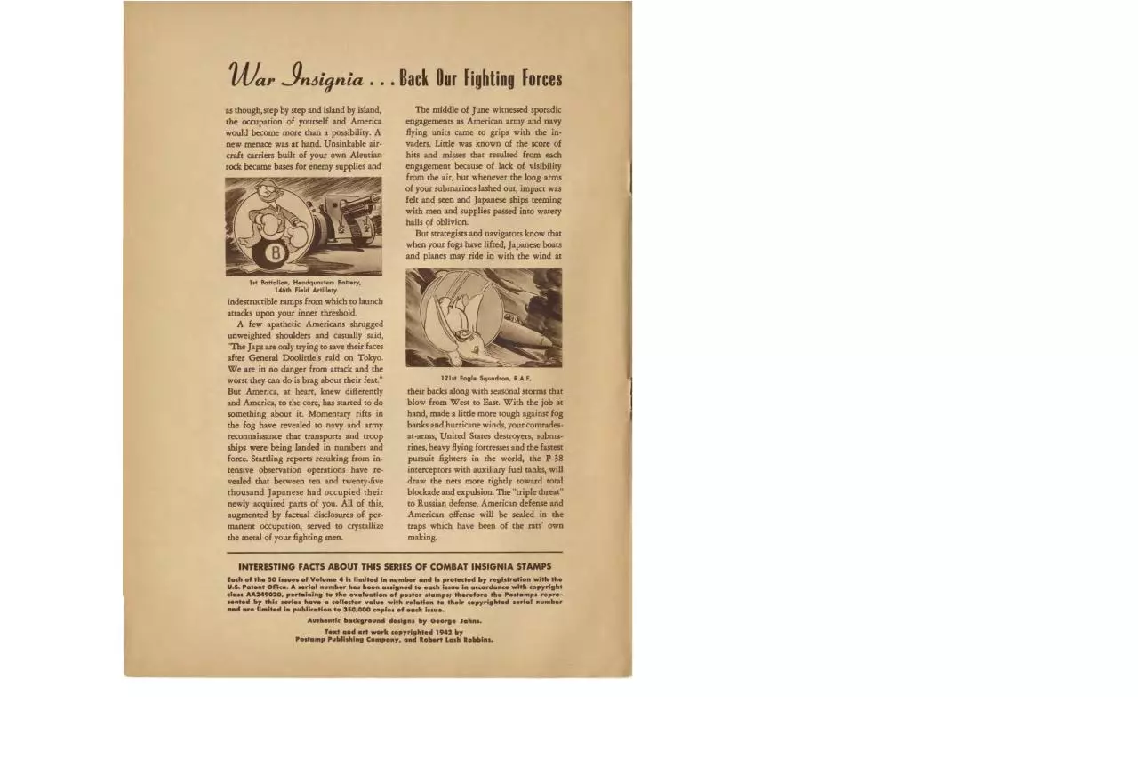 Page 4 of 20, 1942 war insignia stamp album cleveland press 04