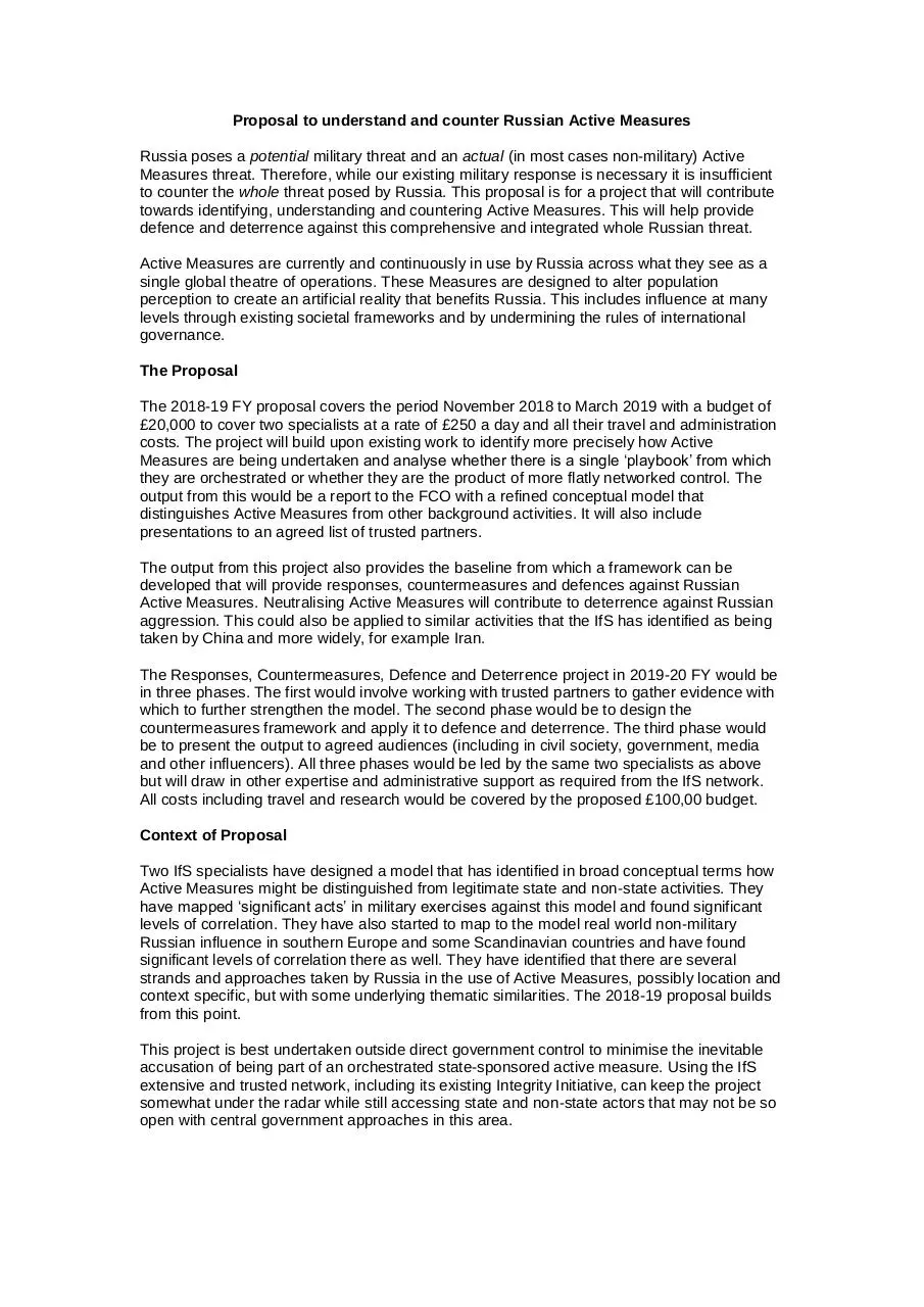 Document preview - Active Measure Proposal 14.10.2018.pdf - Page 1/1