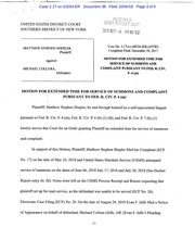 Page 3, Shepler.motion for extension of time