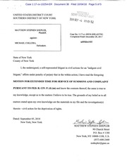 Page 5, Shepler.motion for extension of time
