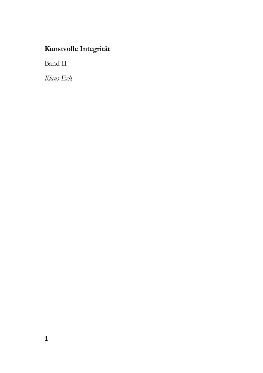 K.I. - Kunstvolle IntegritÃ¤t - Band 2 - 131 Seiten.pdf - page 1/131