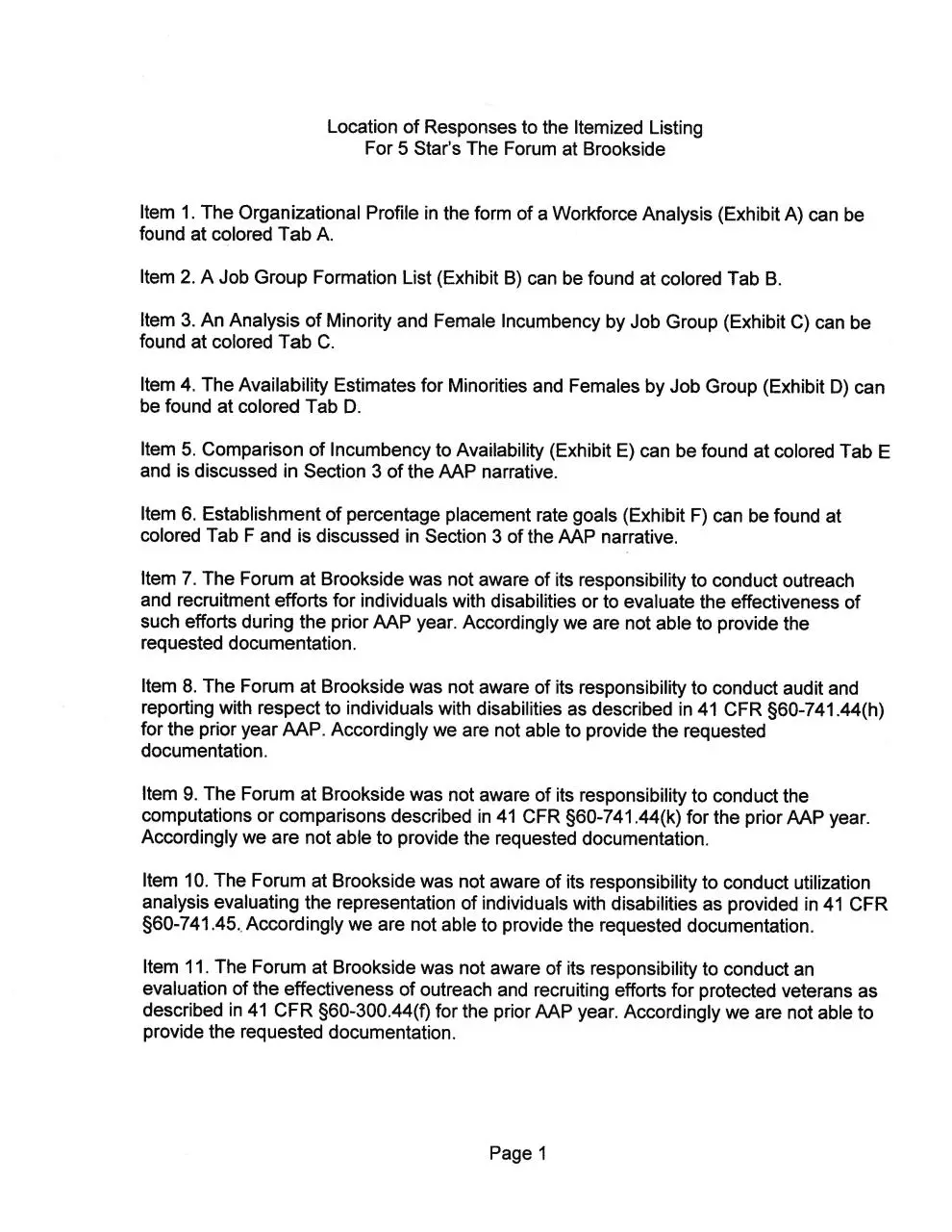 Page 2 of 49, Sample AAP Brookhaven