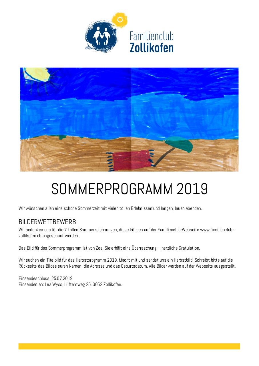 2019_Familienclub-Zollikofen_Sommerprogramm_corr.pdf - page 1/6