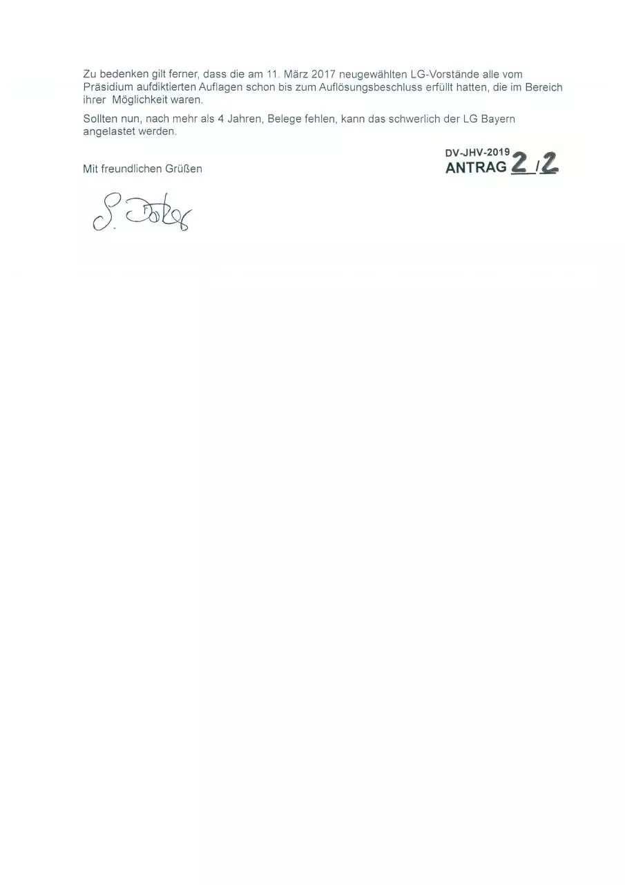 Page 4 of 42, 1 ANTRÄGE JHV 2019