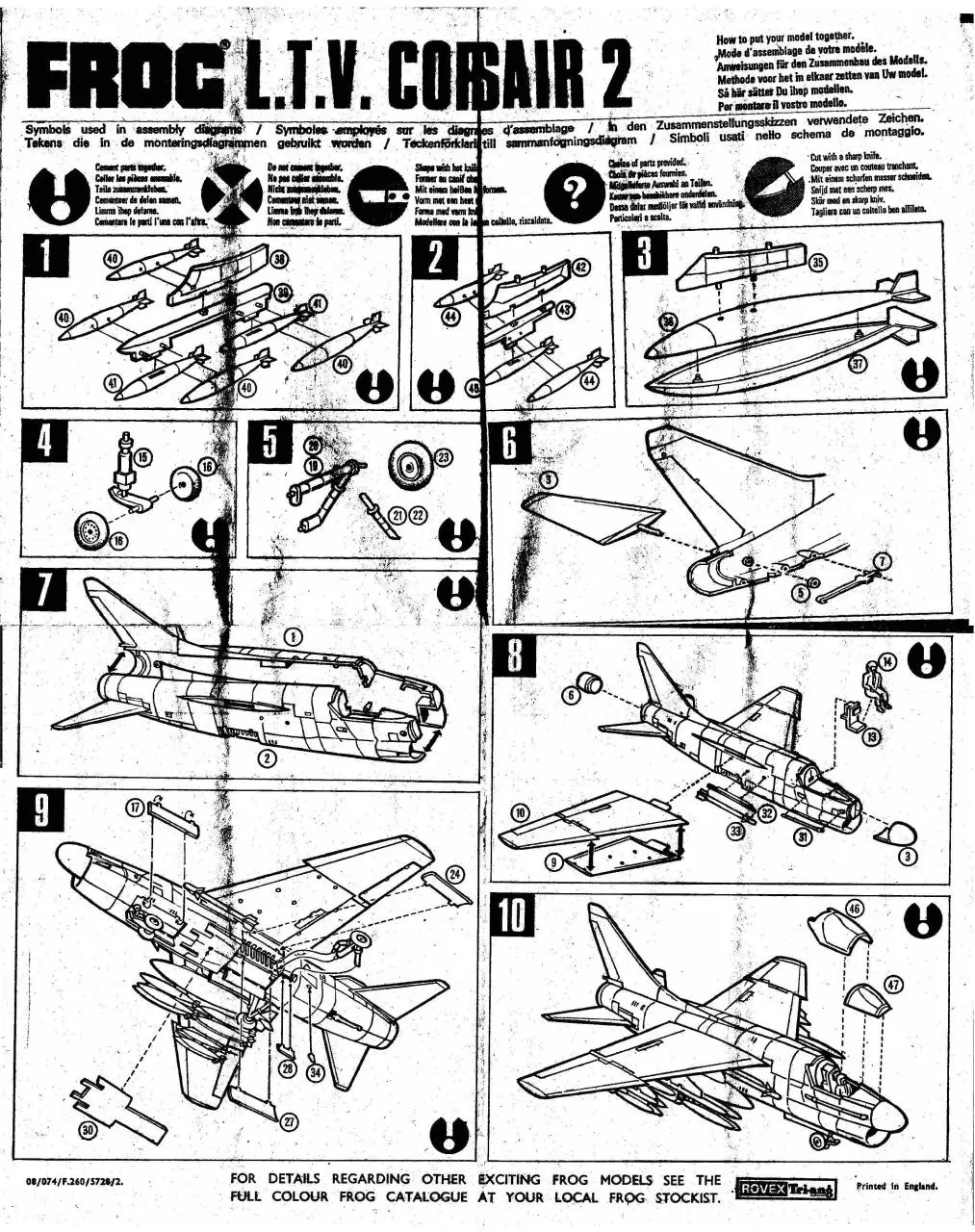Page 1 of 2, Frog 72 L.T.V. Corsair 2