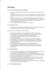 Page 1, Satzung FSV Hessen Wetzlar