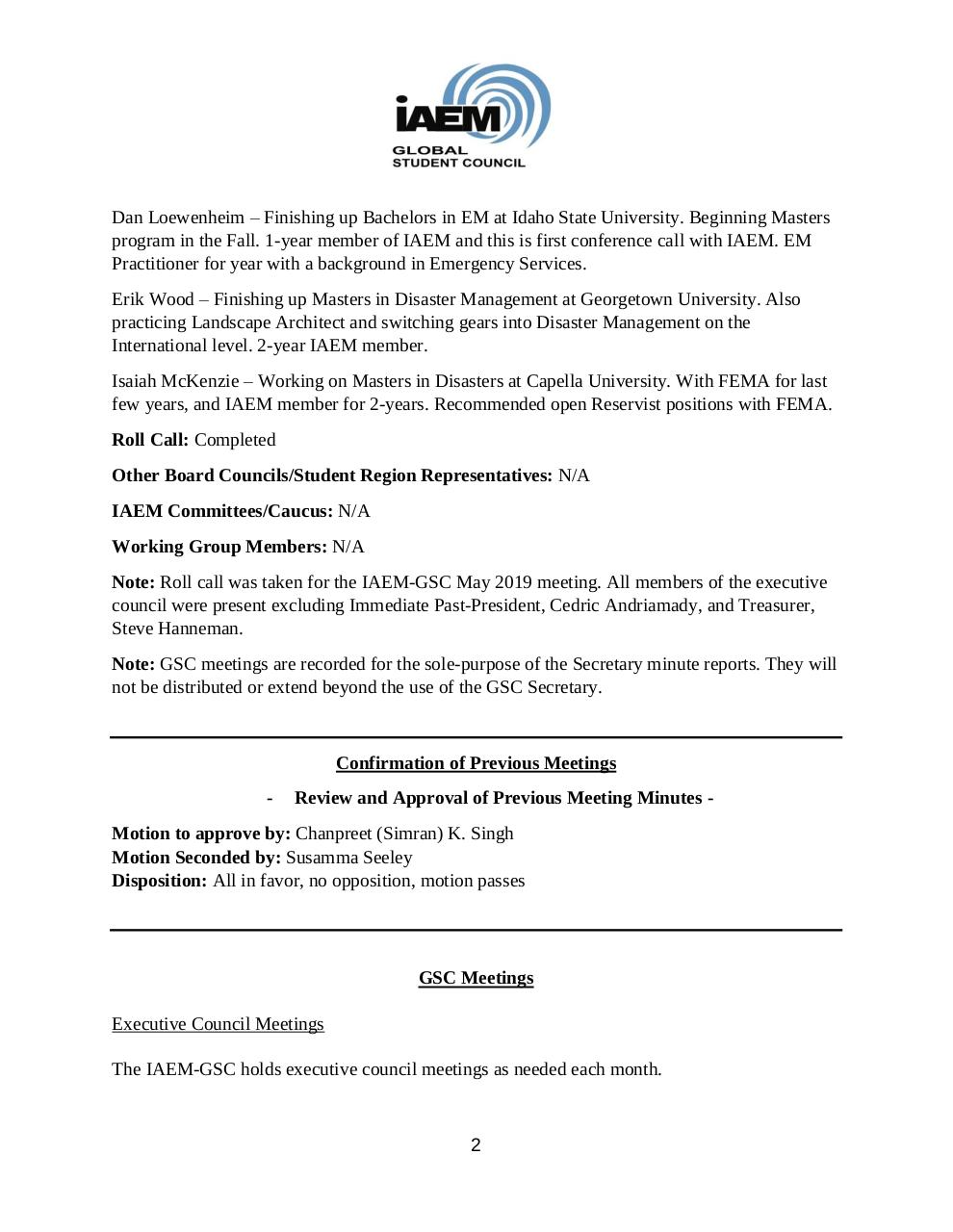 May 2019 General Meeting Minutes.pdf - page 2/30