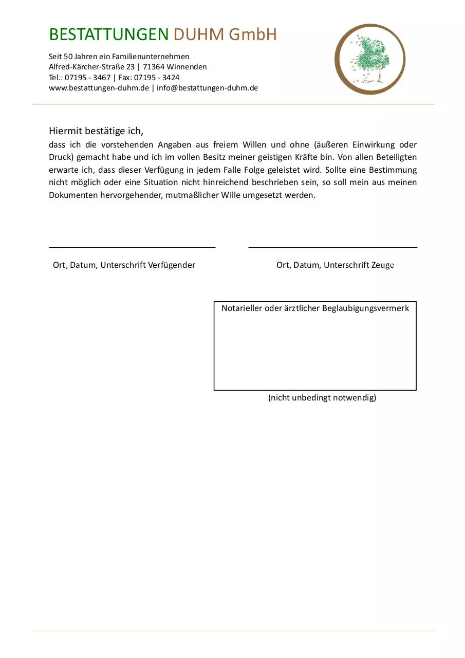 Page 4 of 4, Bestattungsverfügung 2019, Layout 1