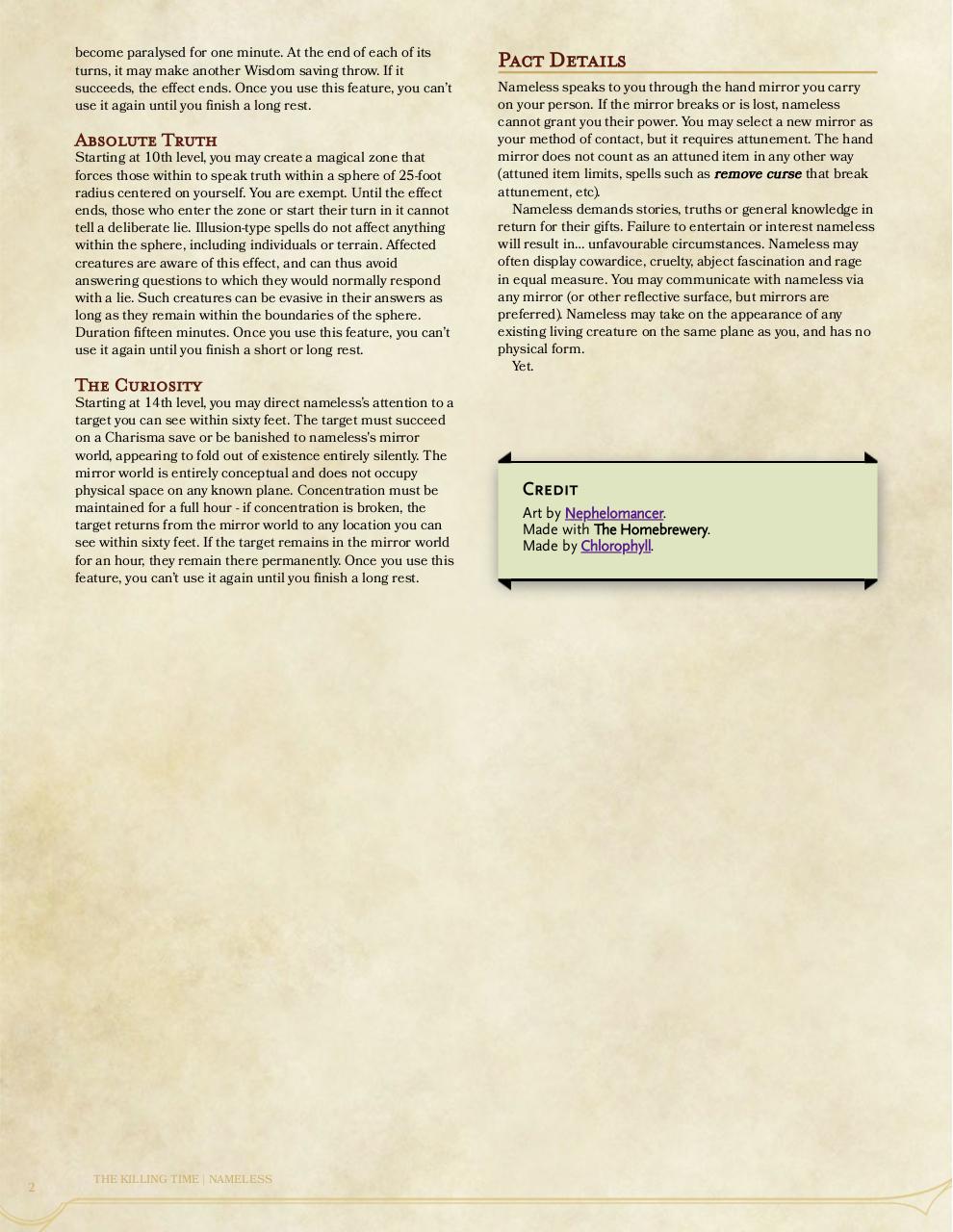 Document preview nameless - otherworldly patron.pdf - page 2/2