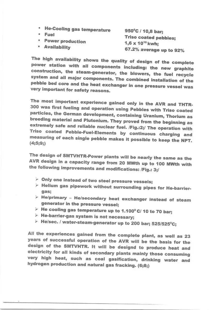 Page 3 of 6, The AVR as Small Modular Thorium Very High Temperature Reactor