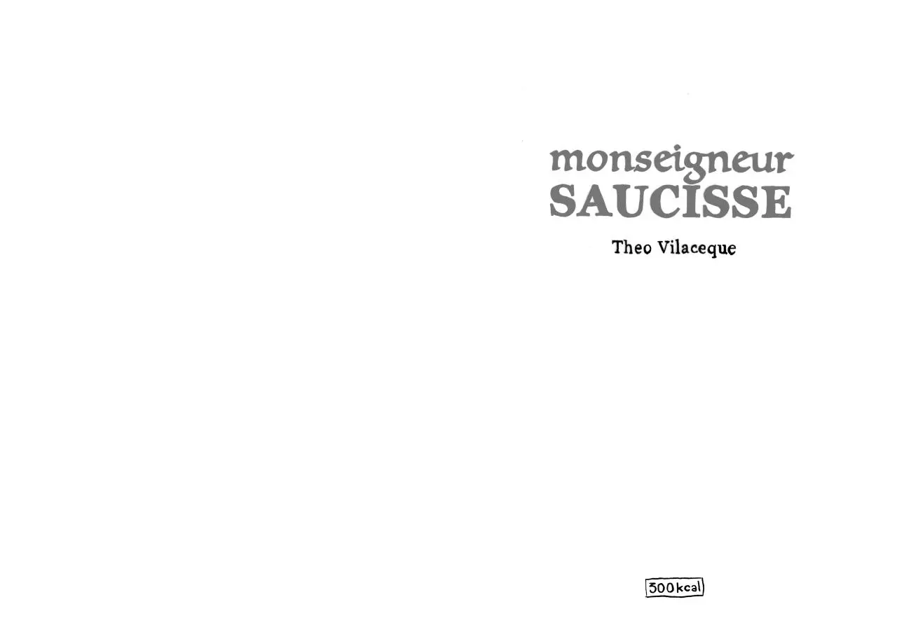 Page 2 of 8, Monseigneur Saucisse 10 pages