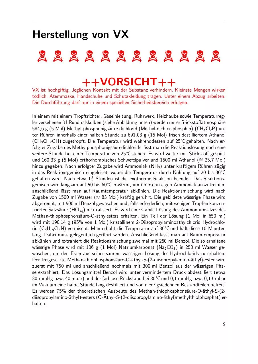 Page 2 of 10, Preparation VX and Russian VX nerv agents