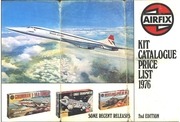 Page 1, Airfix Price List 1976 2nd Ed