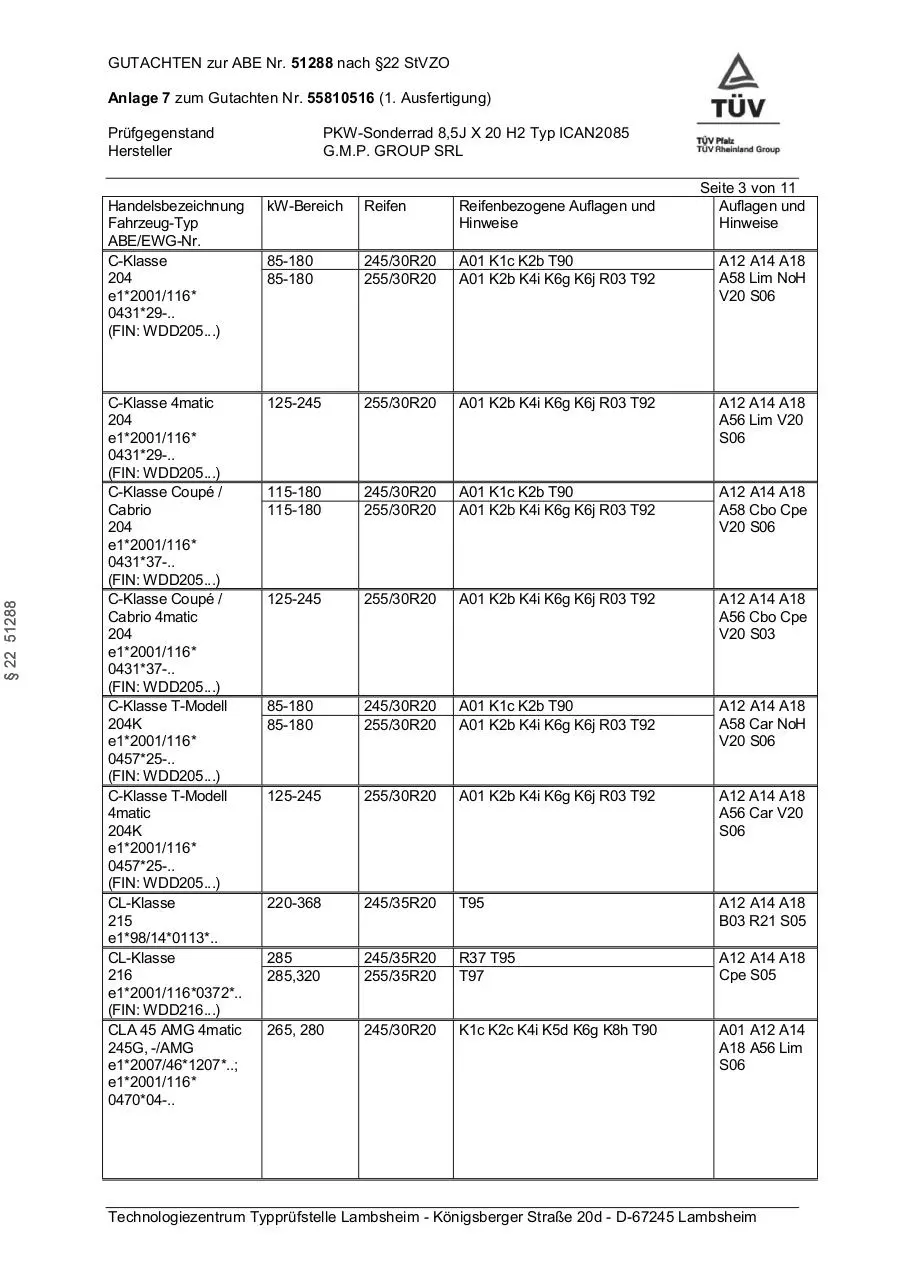Page 3 of 11, AUDI INFINITI MERCEDES BENZ 00263675