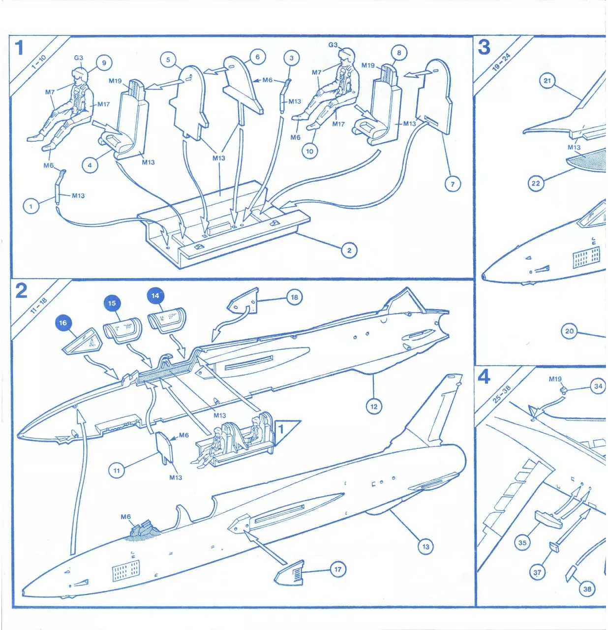 Page 2 of 7, Airfix 72 Republic F 105F Thunderchief (9 05016)